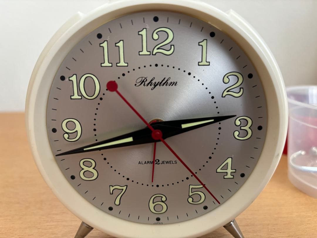 Rhythm(リズム時計) ALARM 2 JEWELS カチカチ置き時計