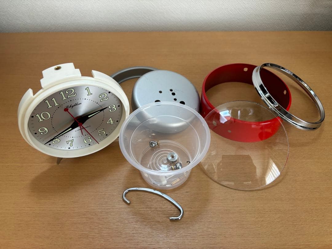 Rhythm(リズム時計) ALARM 2 JEWELS カチカチ置き時計