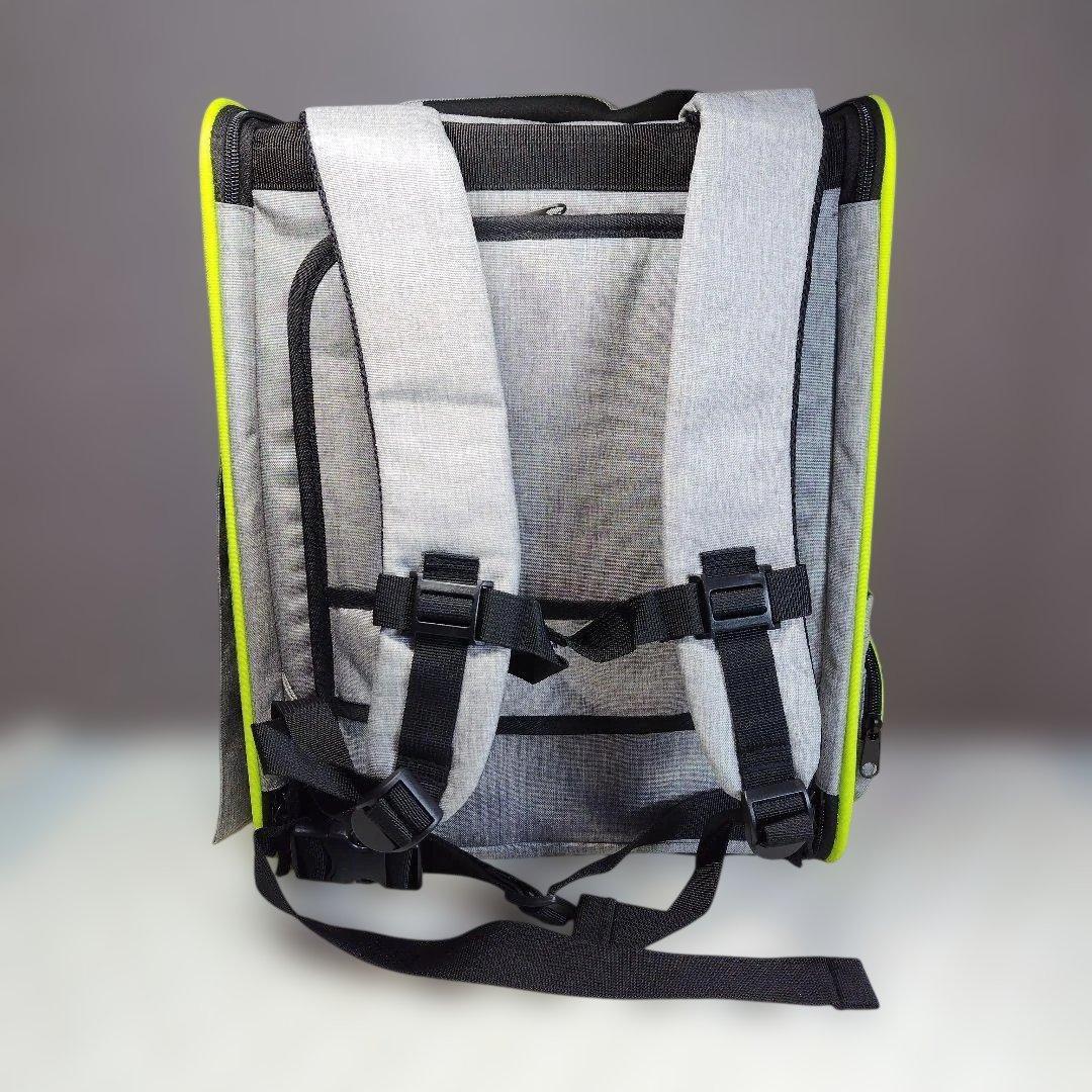 06*犬猫用 リュックキャリー 拡張型 ペットハウス 避難用 耐荷重10kg