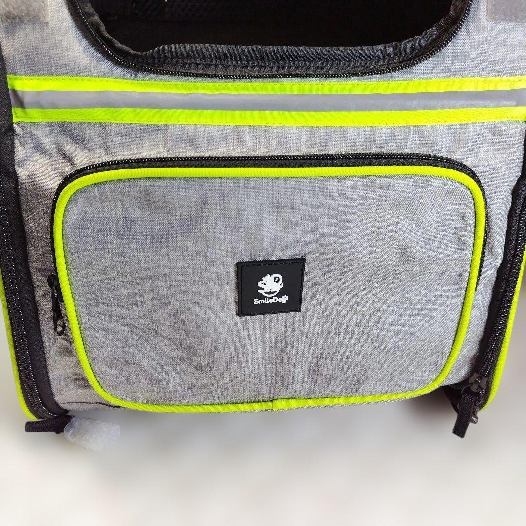 06*犬猫用 リュックキャリー 拡張型 ペットハウス 避難用 耐荷重10kg