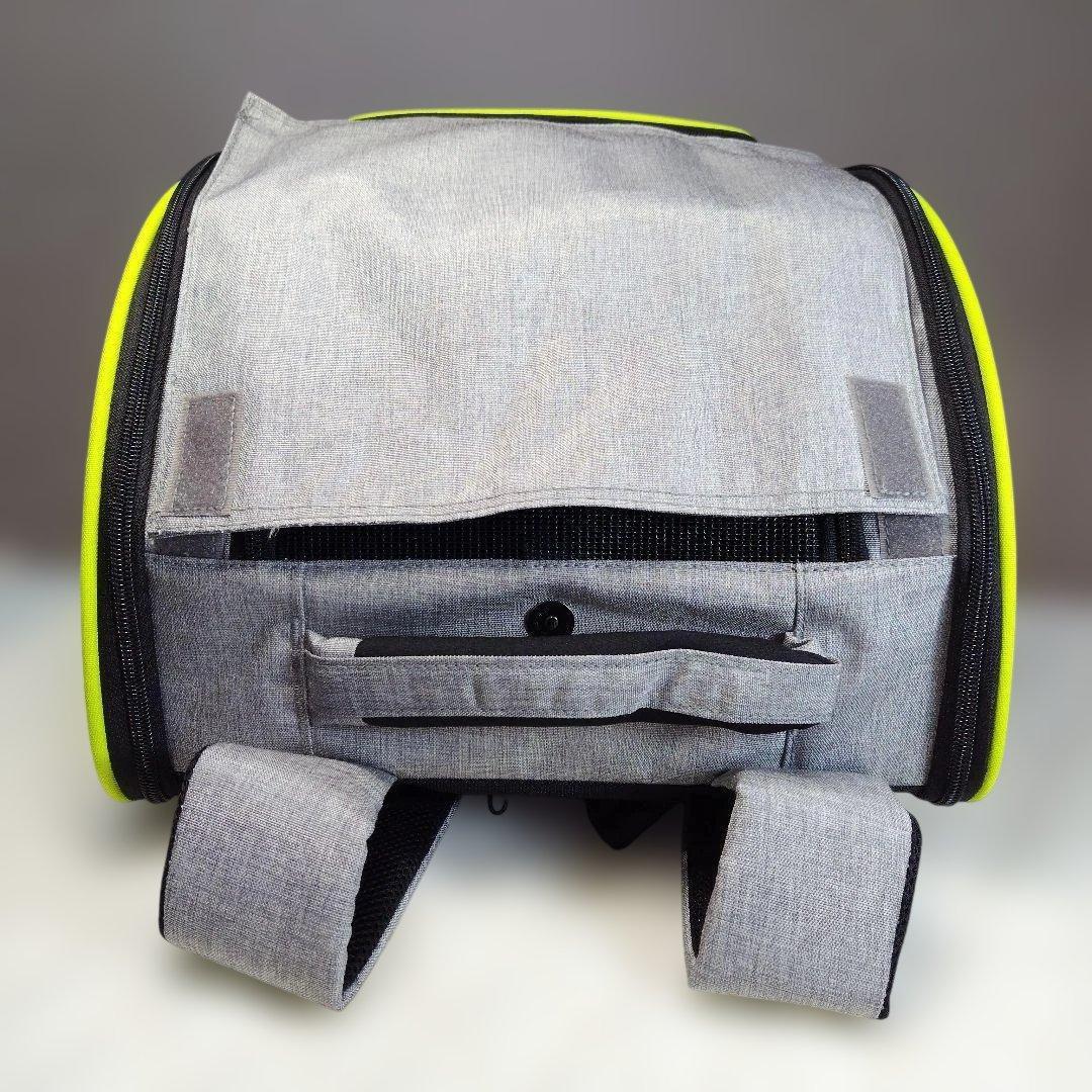 06*犬猫用 リュックキャリー 拡張型 ペットハウス 避難用 耐荷重10kg