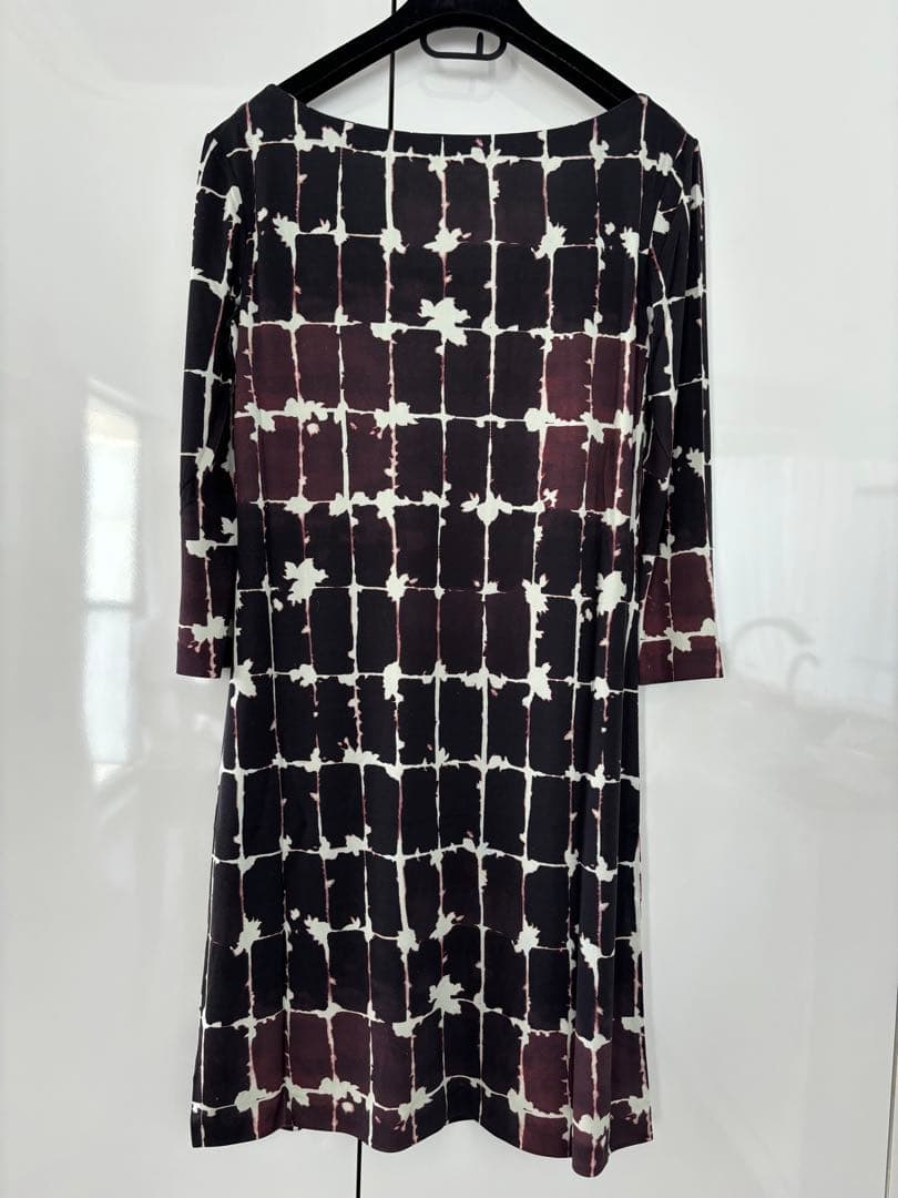 極美品PRADA シルク100%ストレッチワンピース 42