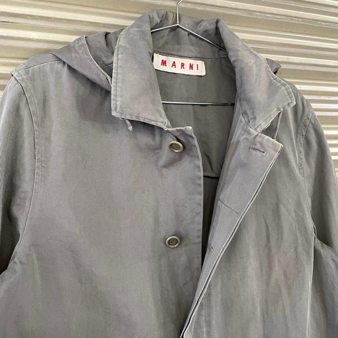 ジャケット・アウター marni hooded mods coat jacket archive