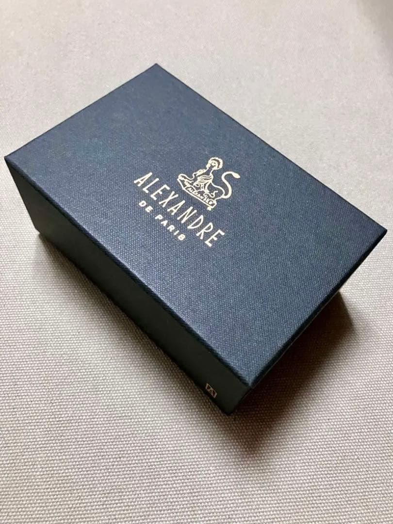 定番 ALEXANDRE DE PARIS べっ甲柄 ヘアクリップ