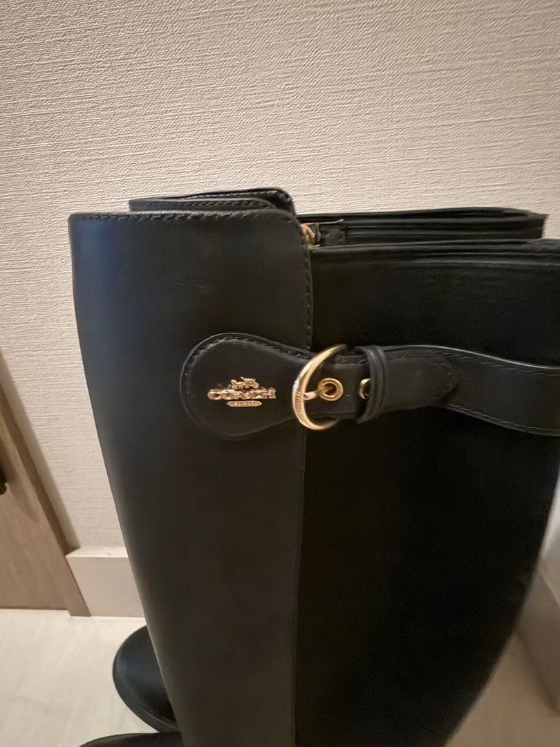 未使用品COACH コーチ フランクリン ライディング ロングブーツ