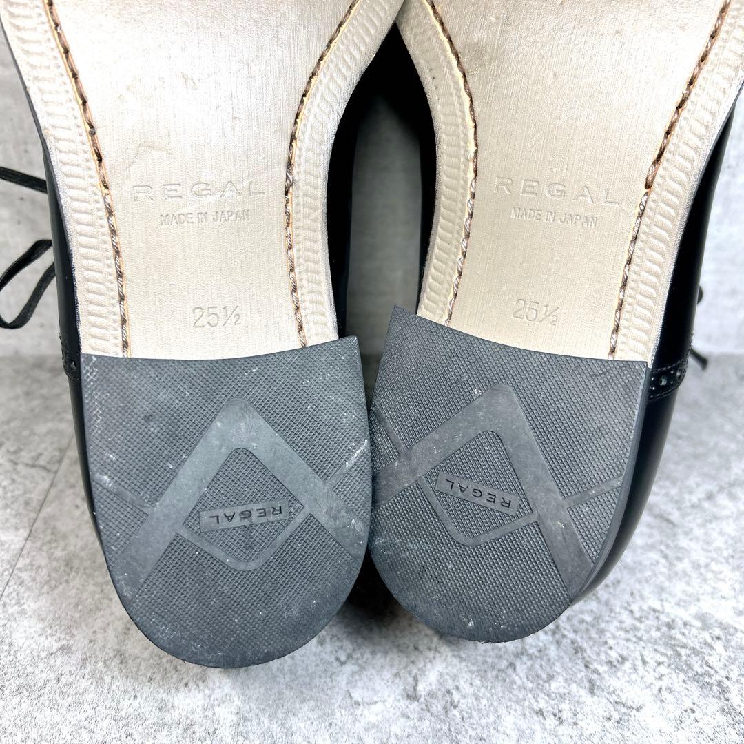 未使用級【REGAL】ビジネスシューズ/122R/プレーントゥ/ストレートチップ