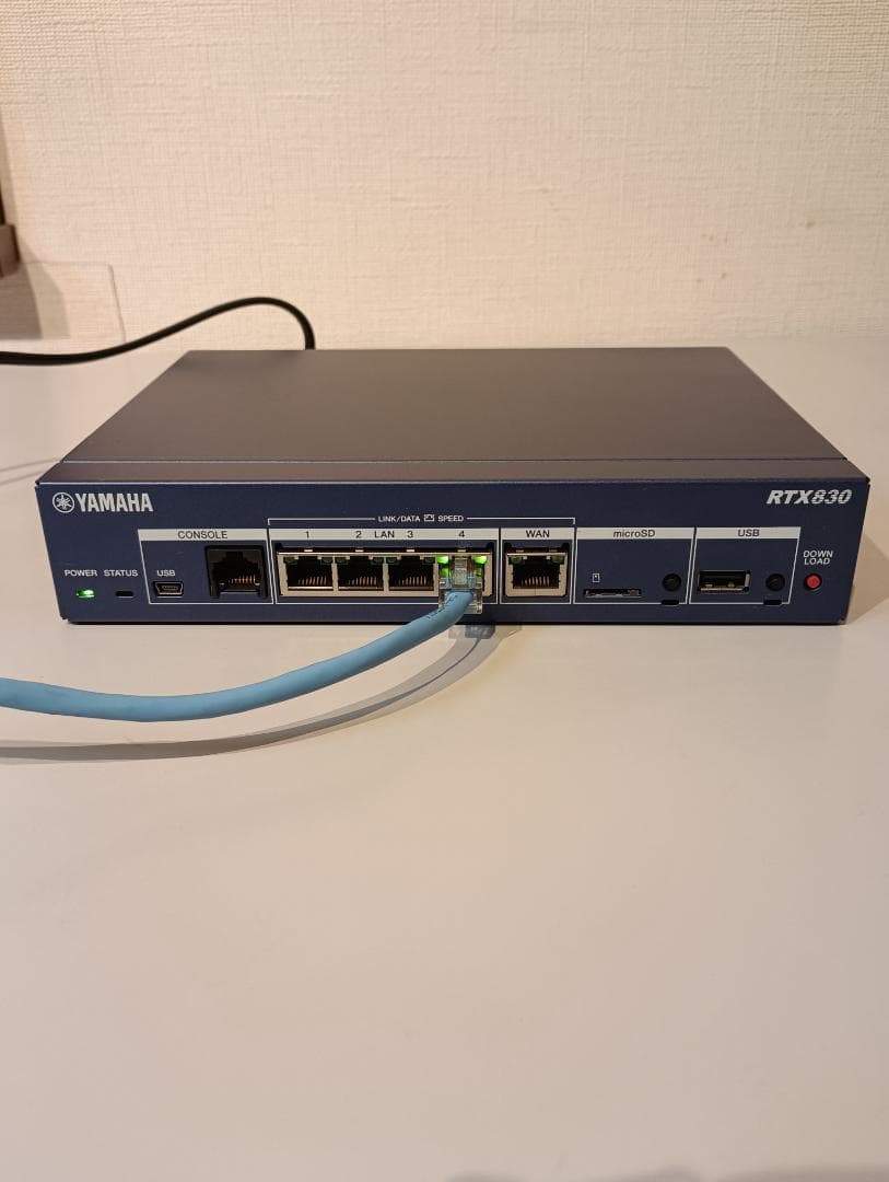 【新旧セット】YAMAHA RTX830 ＋ おまけ RTX1100 初期化済
