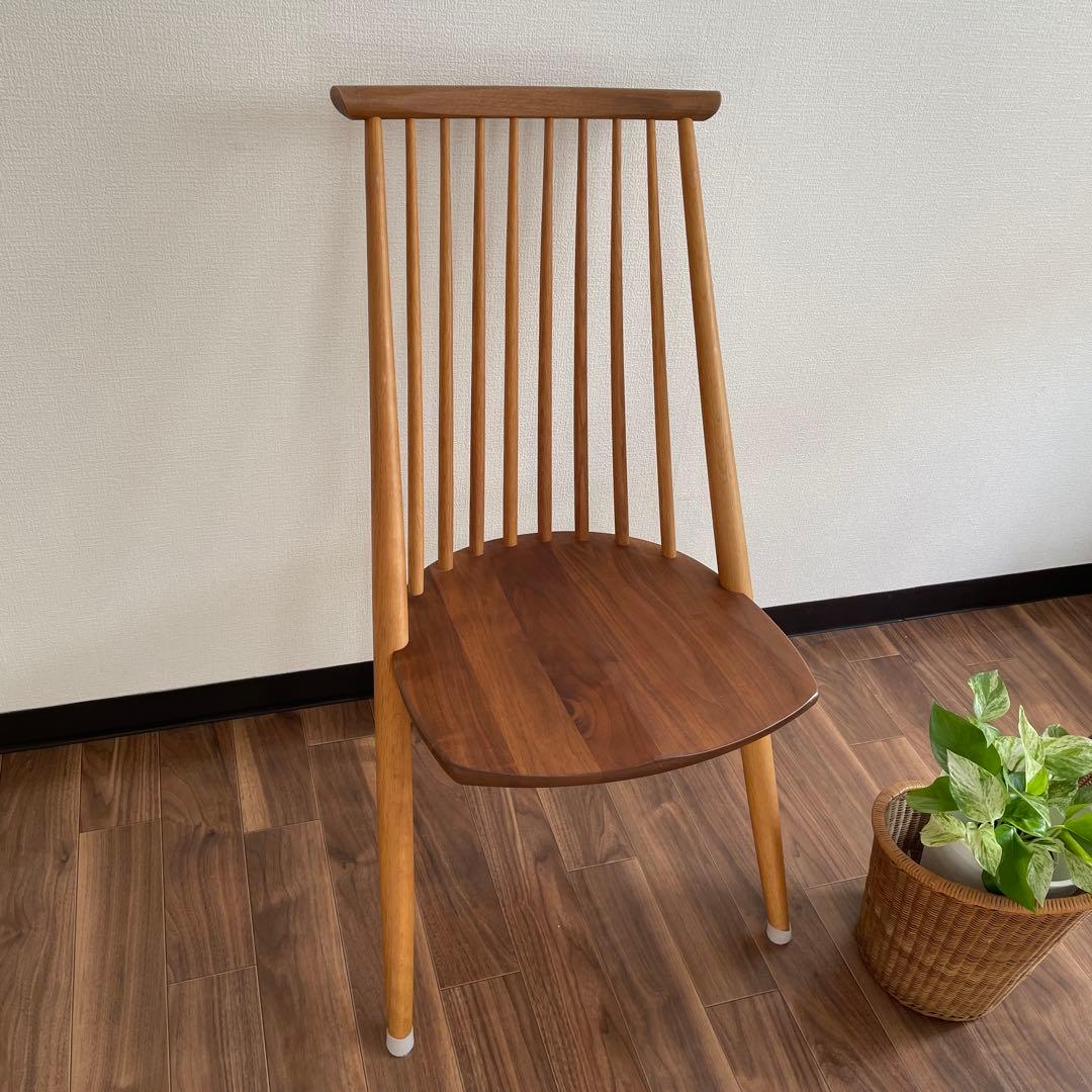 柏木工　シビルチェア（ウォールナット＋ナラ材）