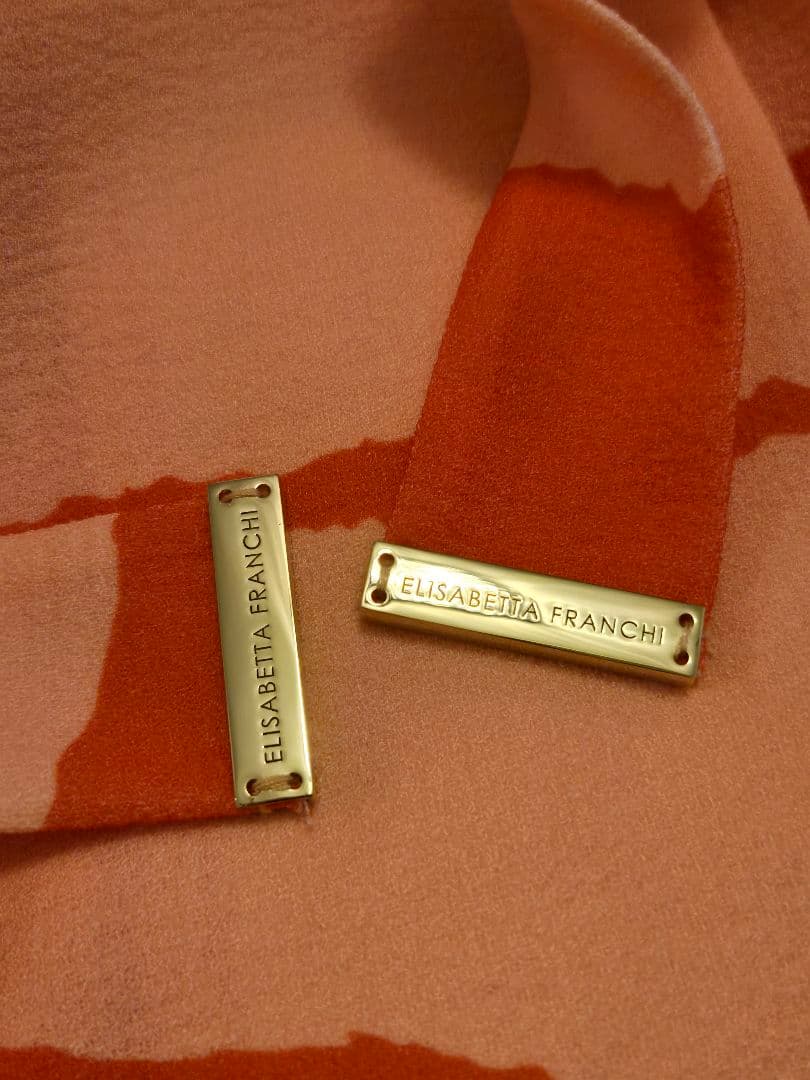 新品ELISABETTA FRANCHI♡アブストラクトプリント♡コートドレス