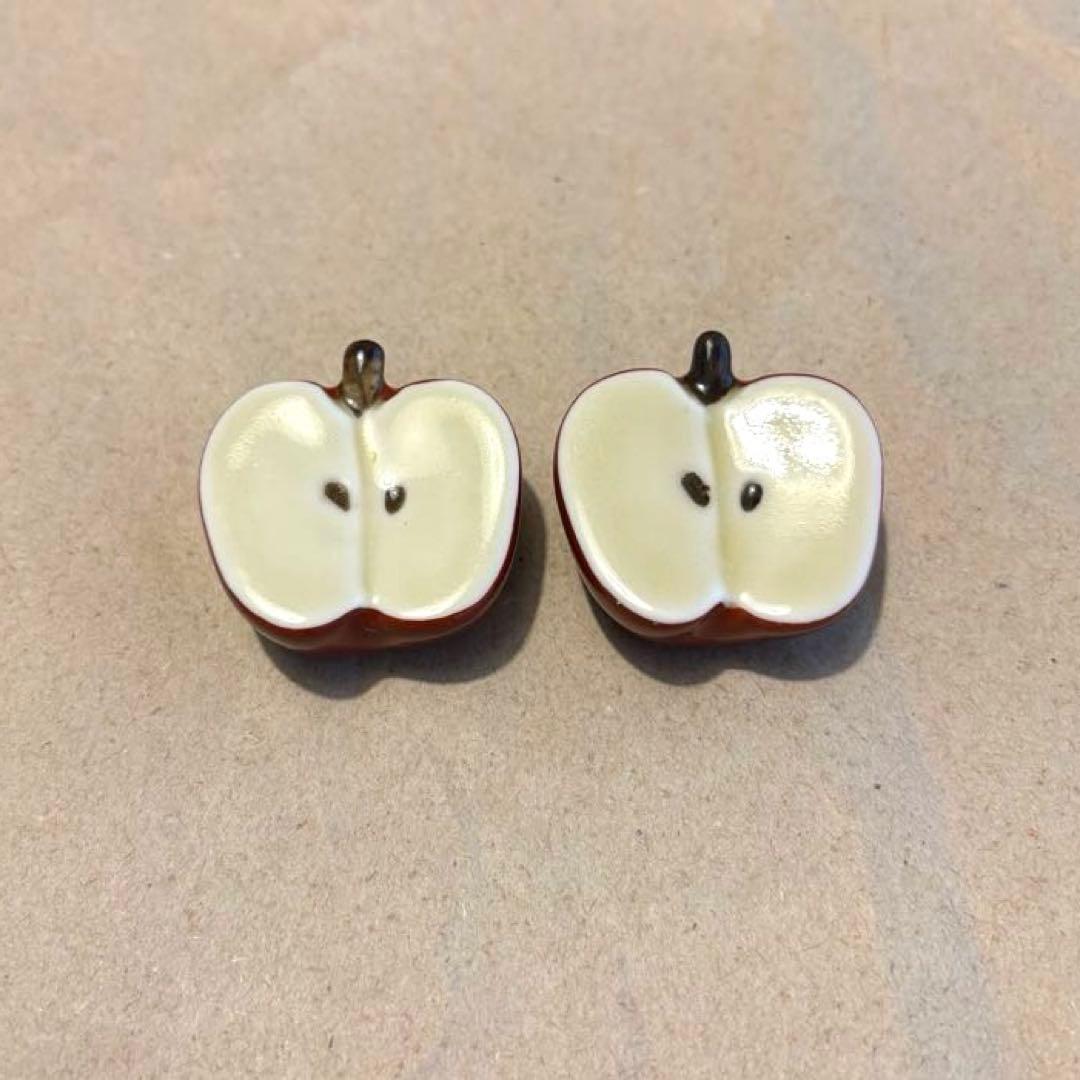 LE CREUSET りんご 型 両手鍋 赤 ルクルーゼ 鍋 アップル レア