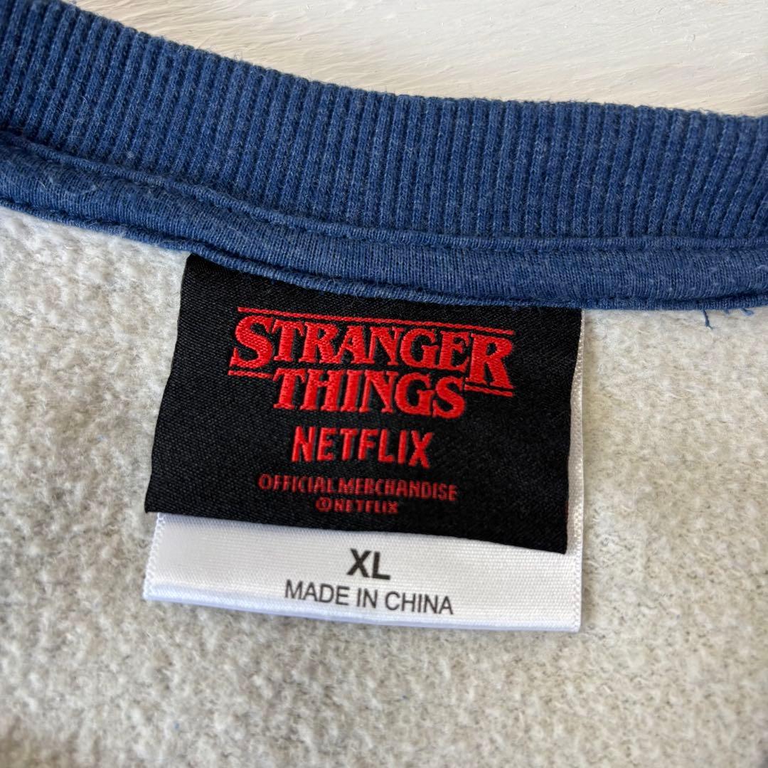 ストレンジャーシングス ラグランスウェット　　ゴーストバスターズ　XLサイズ
