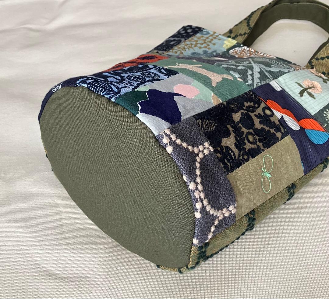 ミナペルホネン ハンドメイドパッチワーク×tambourine トートバッグ