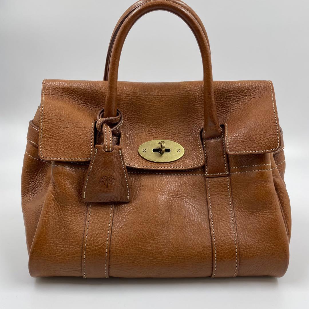 ✨美品✨　Mulberry ベイズウォーター　ショルダーバッグ　金具　ブラウン