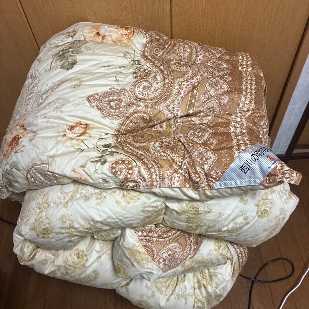 希少　東京西川　高級羽毛布団 ハンガリーグース1.3kg 綿100%