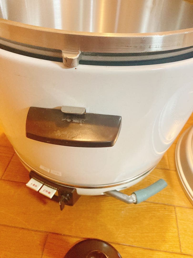 リンナイガス釜炊飯器未使用都市ガス用ガス釜