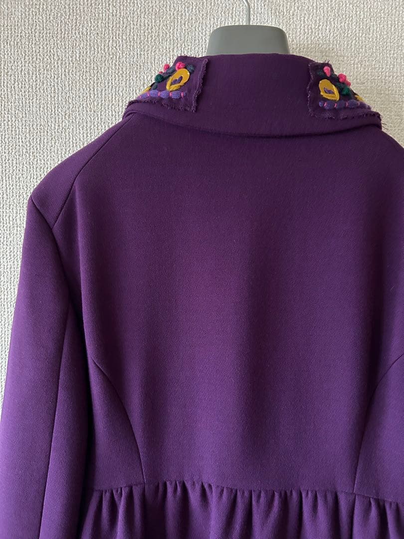 MIUMIU コートパープル