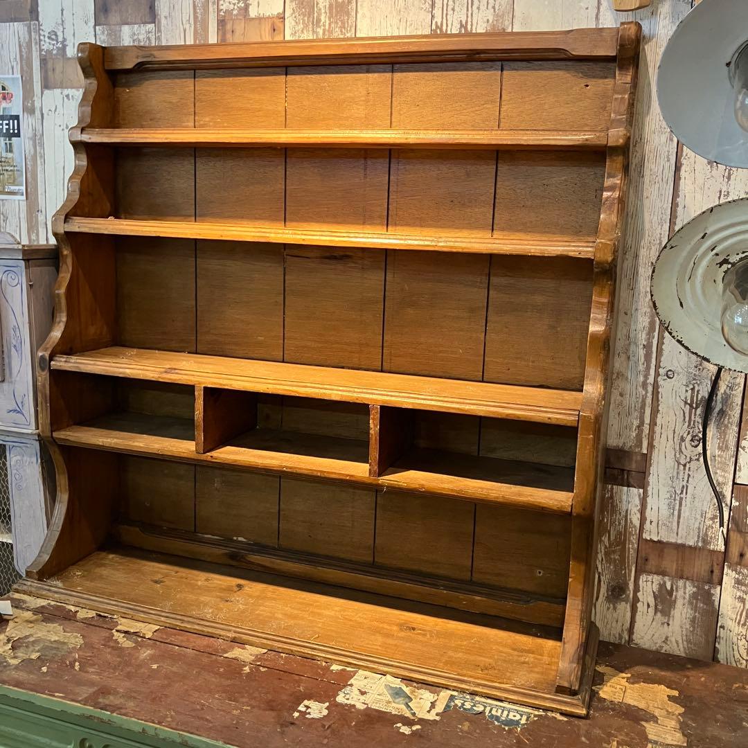 ヴィンテージ ブックシェルフ　本棚　オープン　ラック