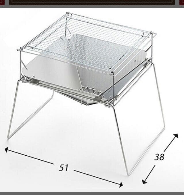 ビーワーススタイル UC-207 燕三条製 ステンレス 焚き火台 グリルS