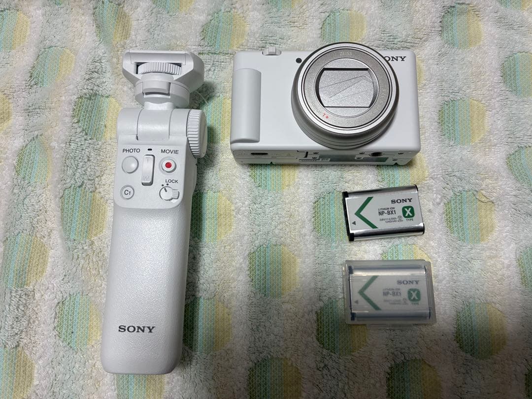 SONY VLOGCAM ZV-1 II シューティンググリップキット ホワイト