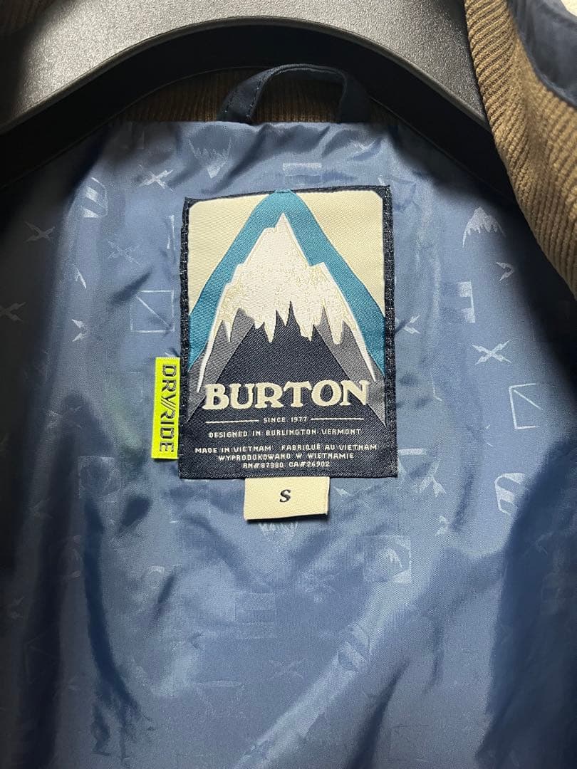 【美品】Burton ネイビー ジャケット フード付き