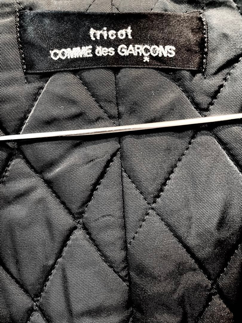 ビンテージCOMME des GARÇONS tricot ブラックモッズコート