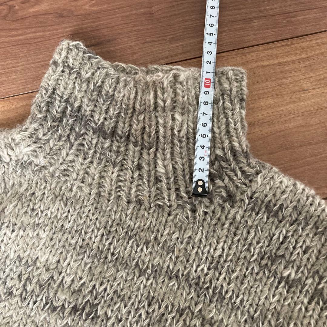 45R ウールニット ハイネック