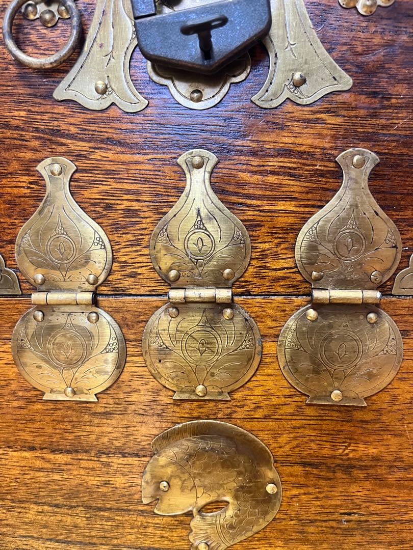 李朝家具　アンティーク　バンダジ　韓国　キャビネット　骨董 　ヴィンテージ