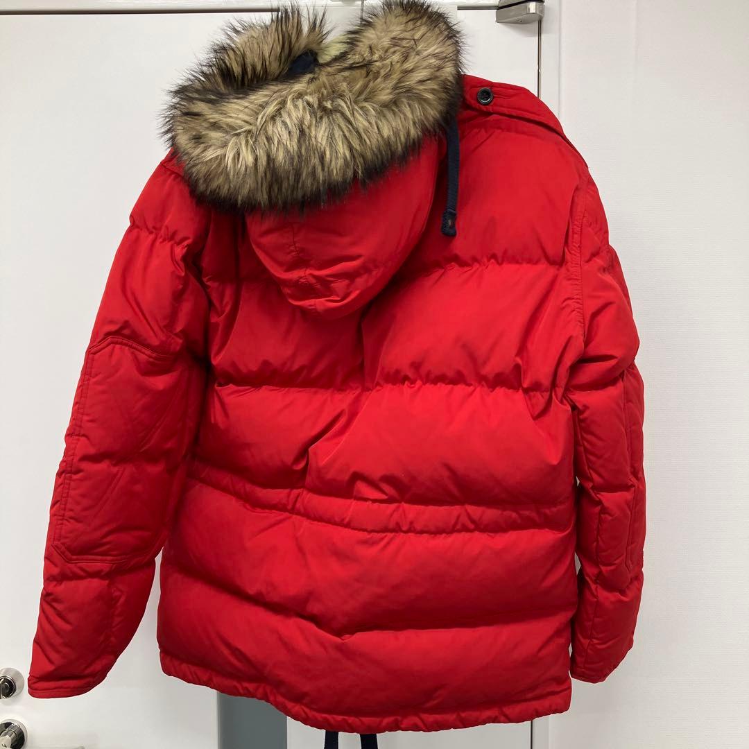 POLO RALPH LAUREN レッド ダウンジャケット フード付き