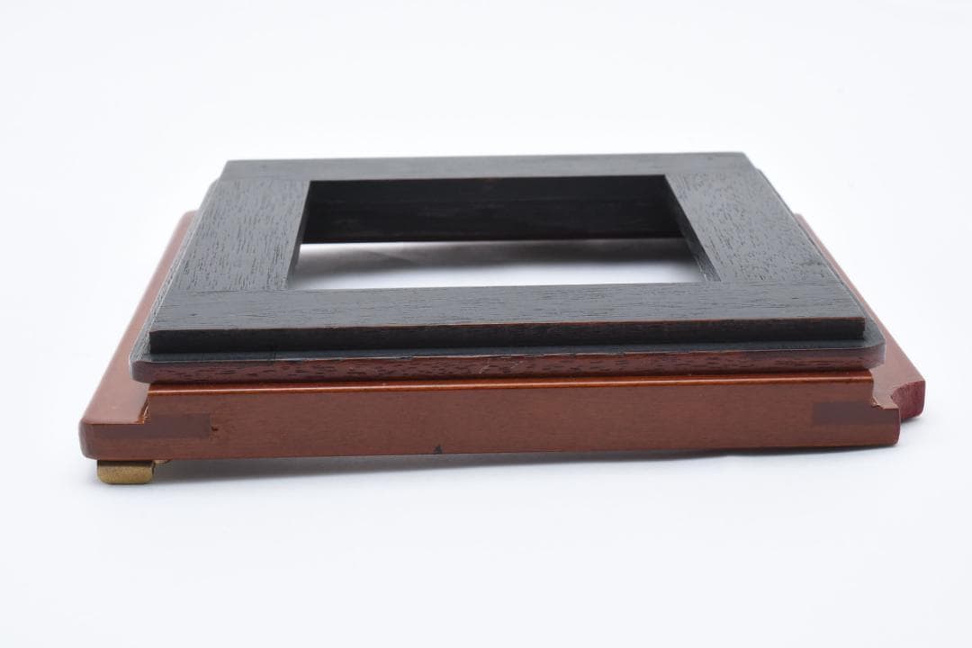 ディアドルフ/Deardorff レンズボード 約18.8×18cm 木製カメラ