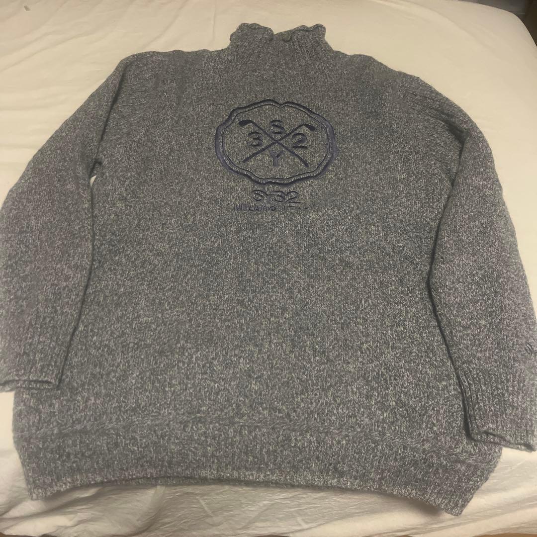 SY32 by SWEET YEARS ビッグロゴハイネックセーター