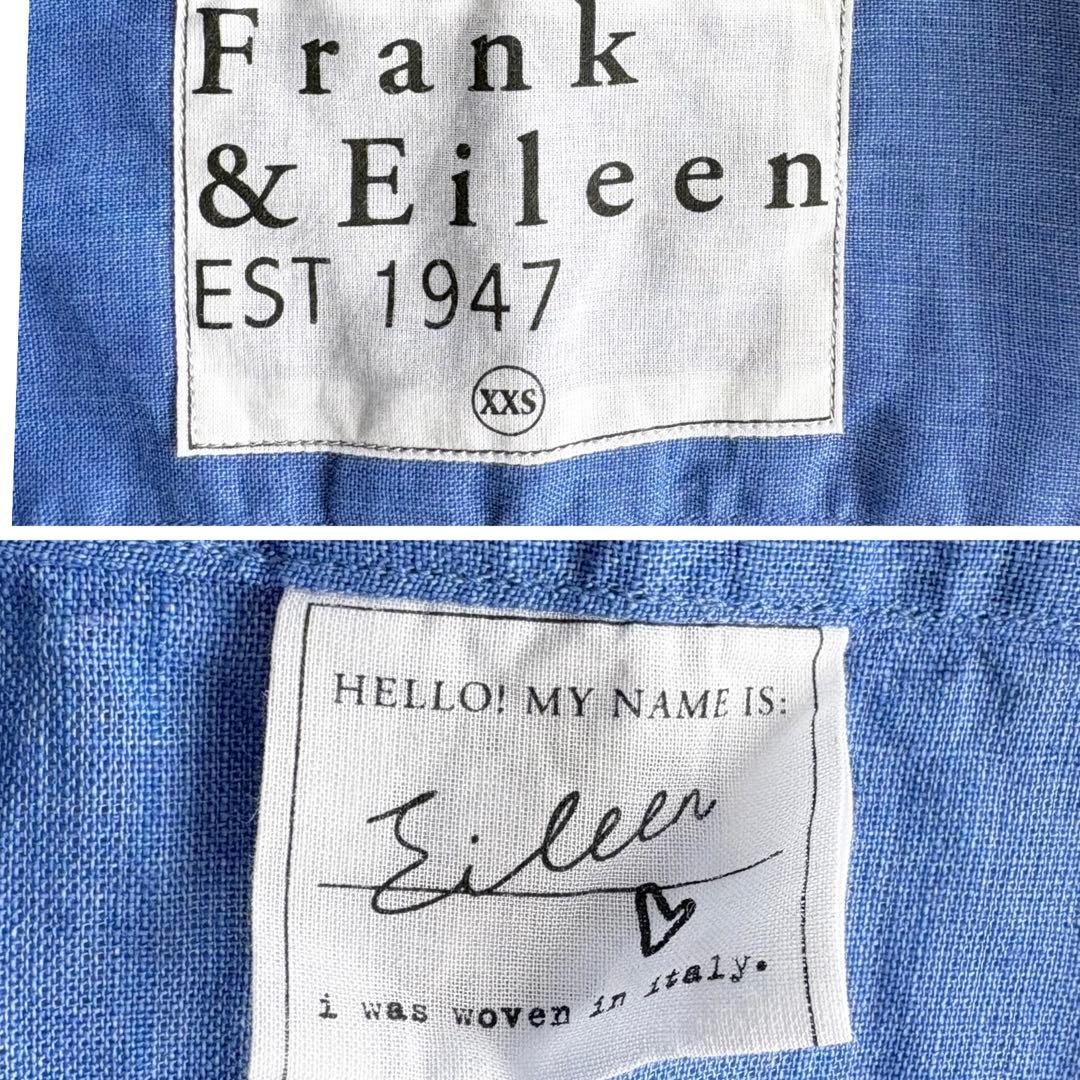 【未使用】Frank&Eileen リネン100% シャツ Eileen ブルー
