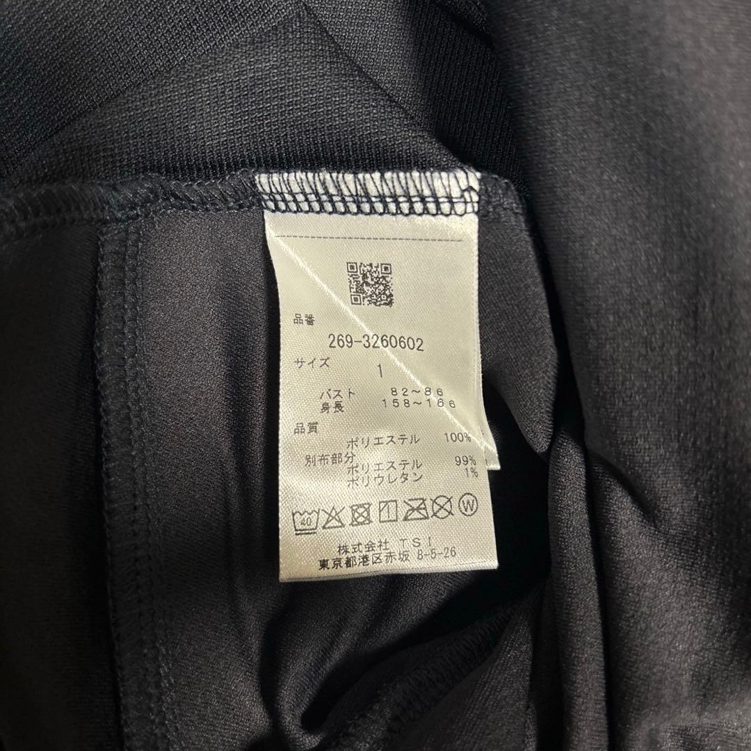 パーリーゲイツ　PGG ポリエステルメッシュポロシャツブラックサイズ1