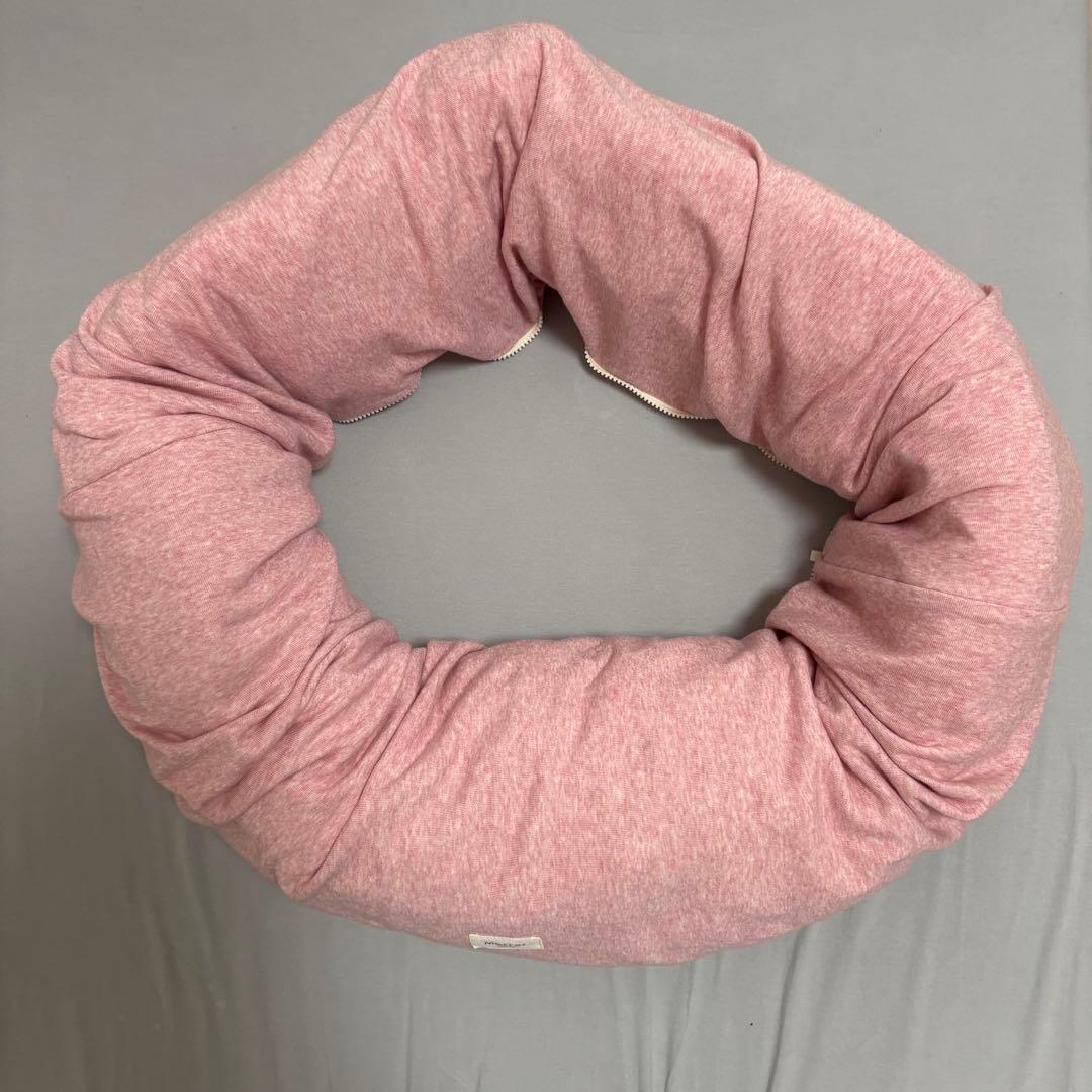 Mutter オーガニックコットン 【ドーナツタイプ】犬用ベットMサイズ ピンク