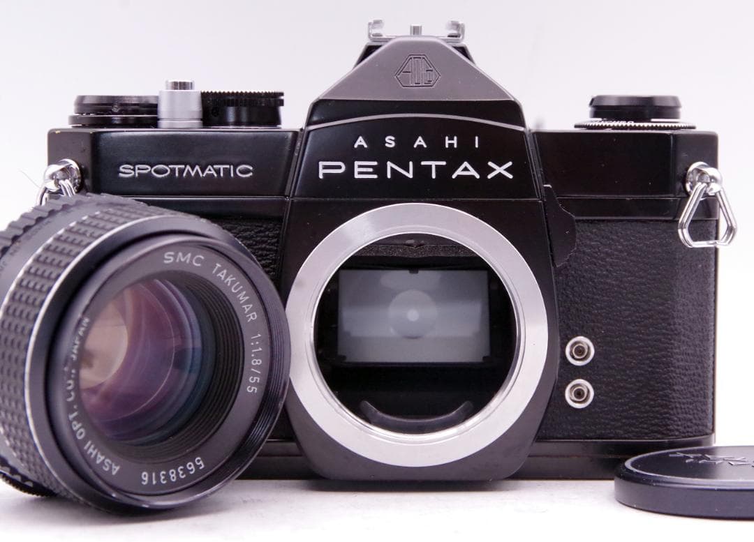 ペンタックス SP ブラックボディ SMC TAKUMAR 55mm F1.8