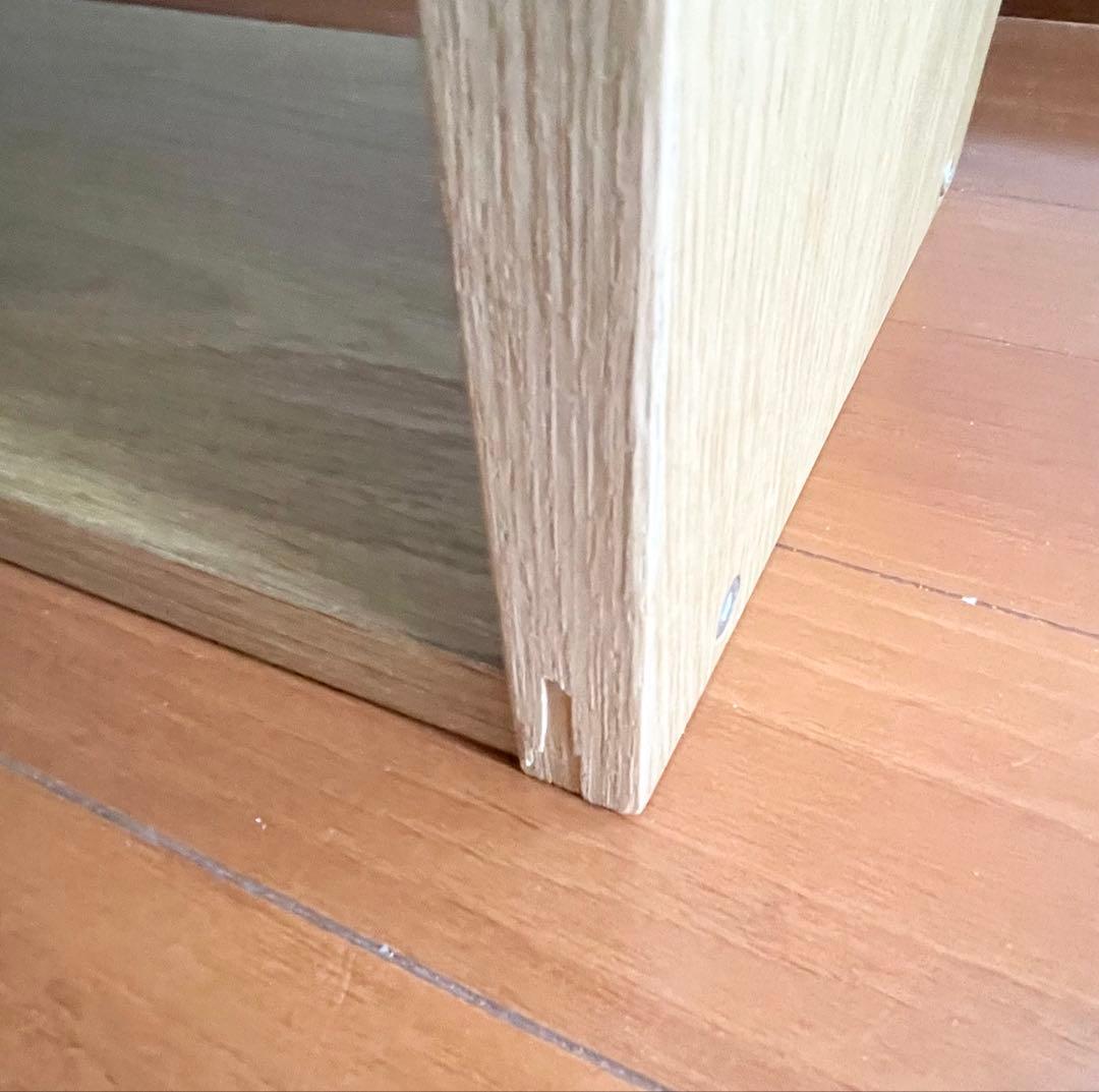 【週末限定値下】　無印良品　スタッキングシェルフ・ワイド・2段・オーク材