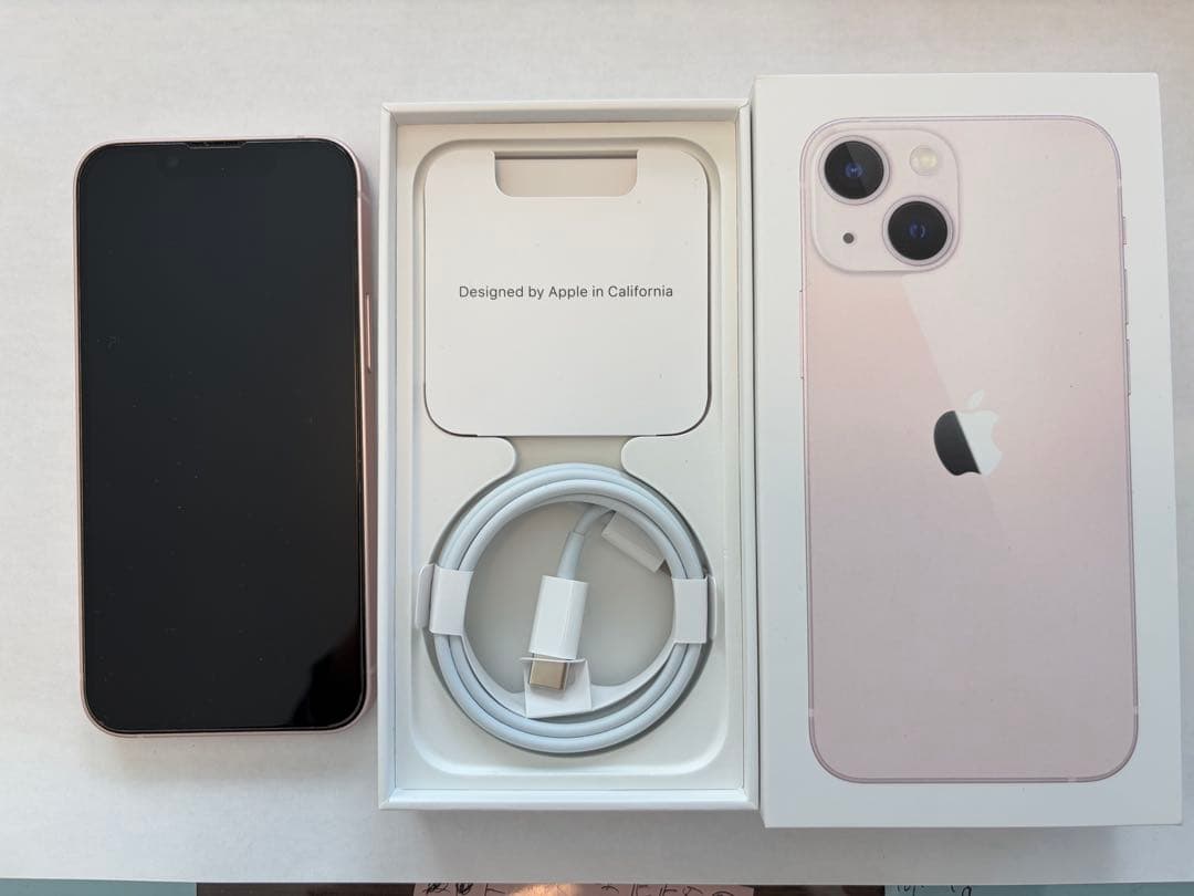 【美品】iPhone 13 mini ピンク 本体　256GB バッテリー89%