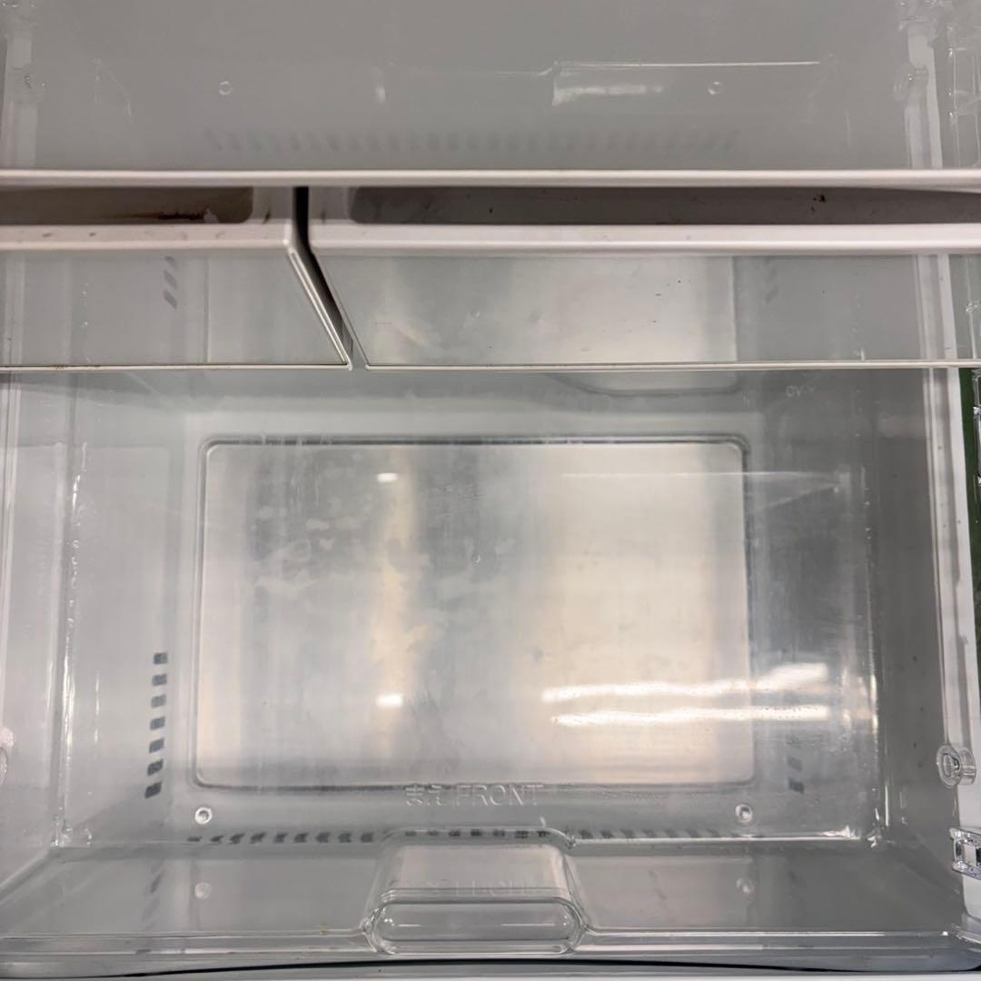 670 東芝大型冷蔵庫　400L強　小型　家庭用　自動製氷　ガラスパネル　右開き