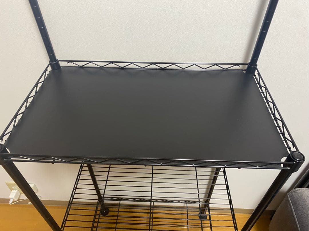 ダーツボート　スタンドのみ　スチールラック 3段 ブラック