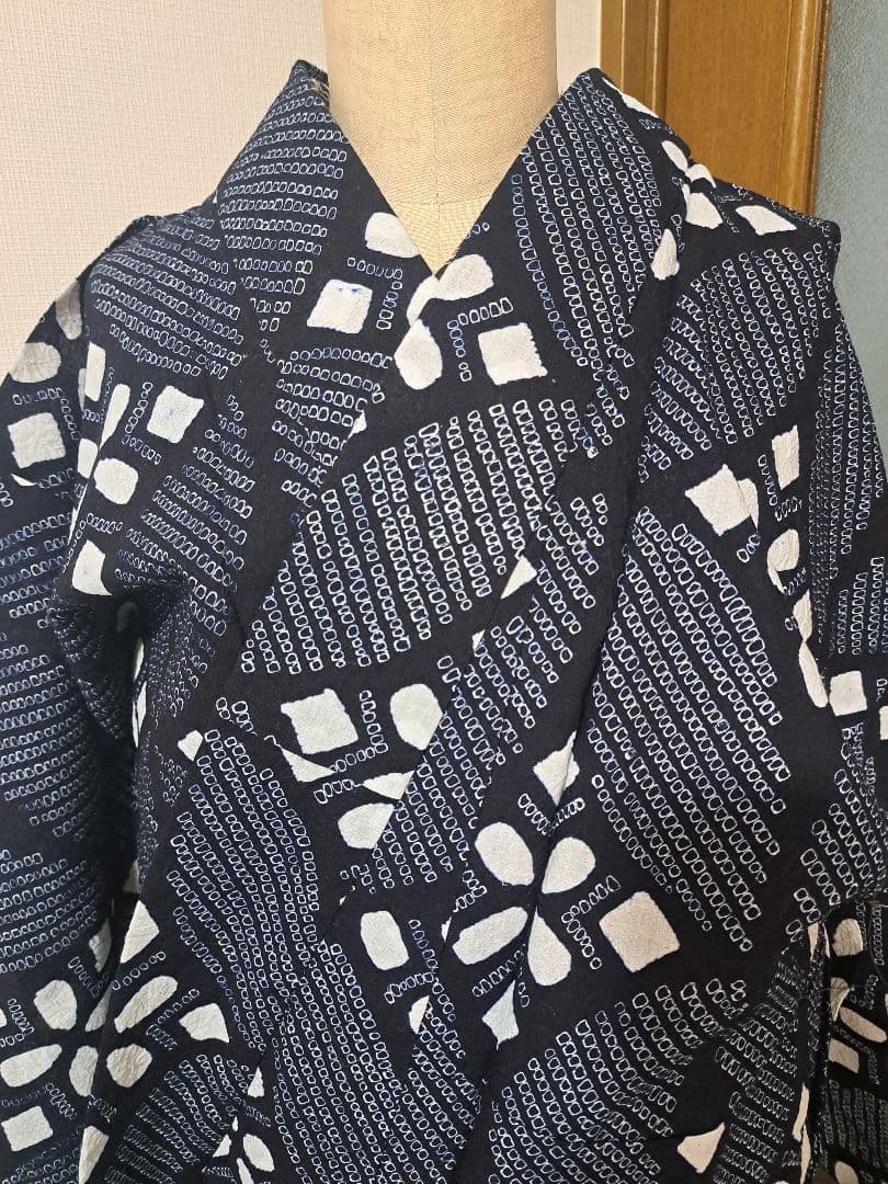 有松絞り 絞り浴衣 超美品 150/64