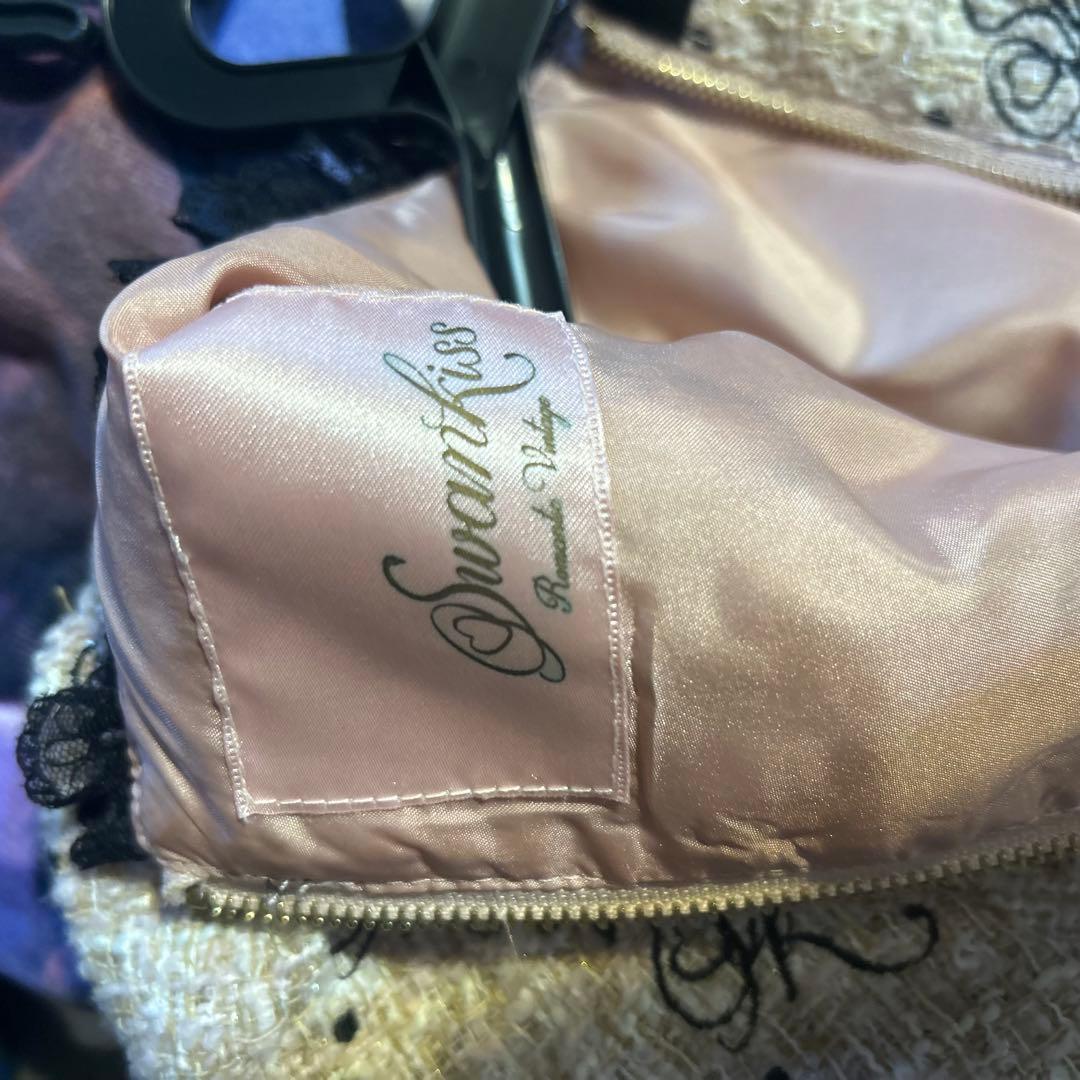 Swankiss スワンキス ツイードワンピース ピンク