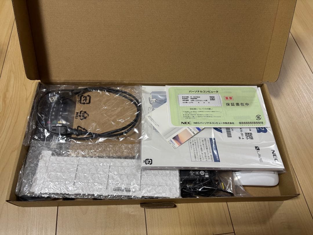 NECデスクトップパソコン　PC-HA370RAW