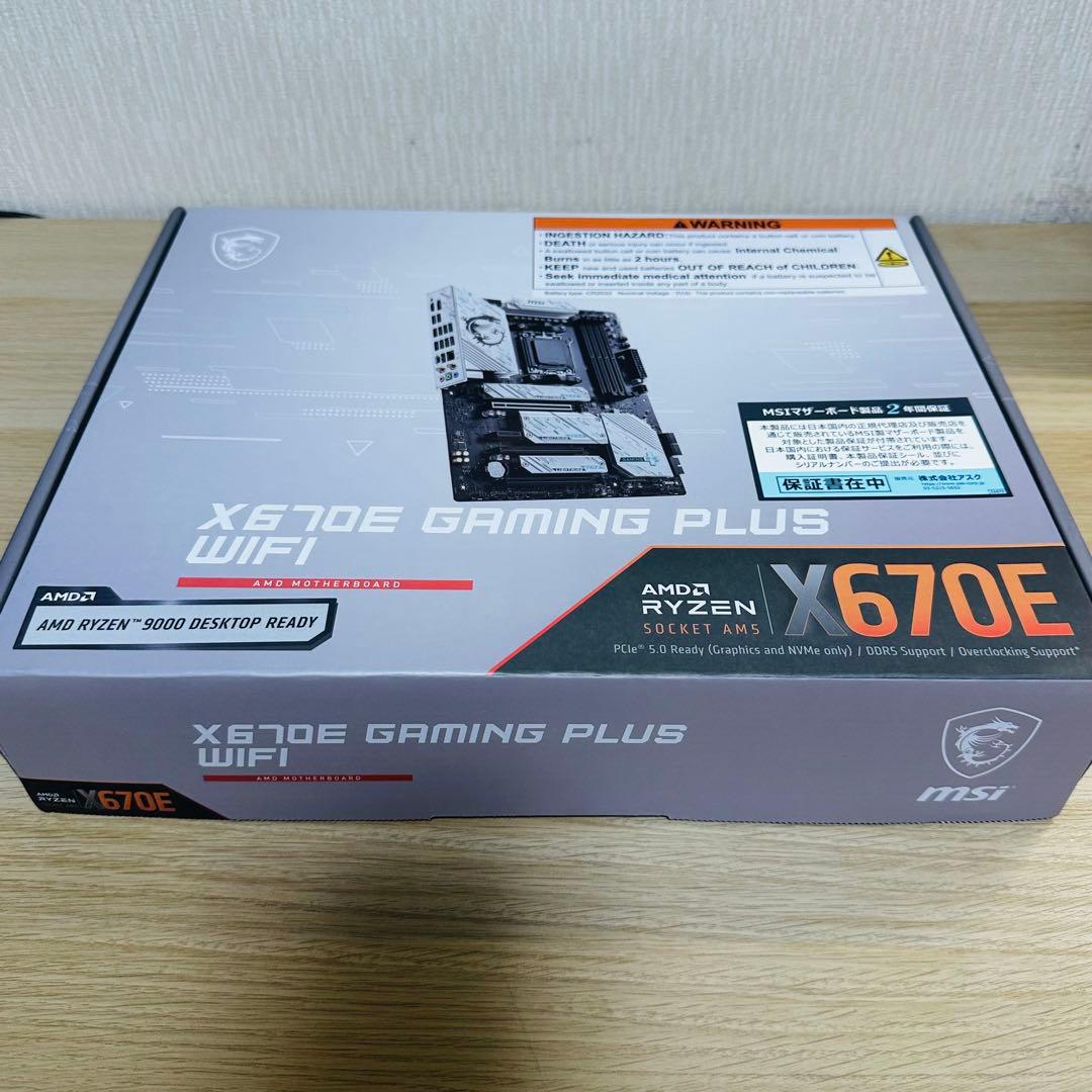 【ジャンク品】MSI X670E GAMING PLUS WIFI マザーボード