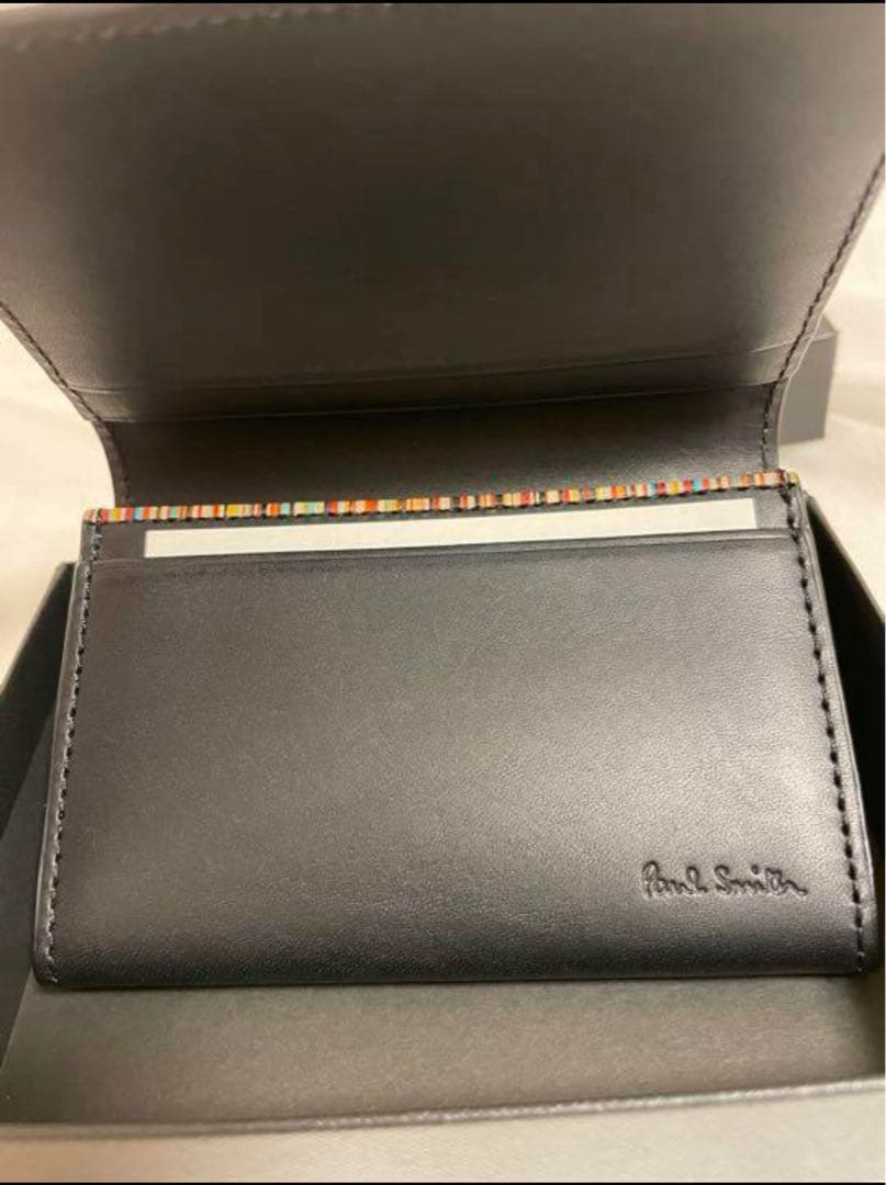 最終値下げ！新品未使用！Paul Smith ブラック 名刺入れ