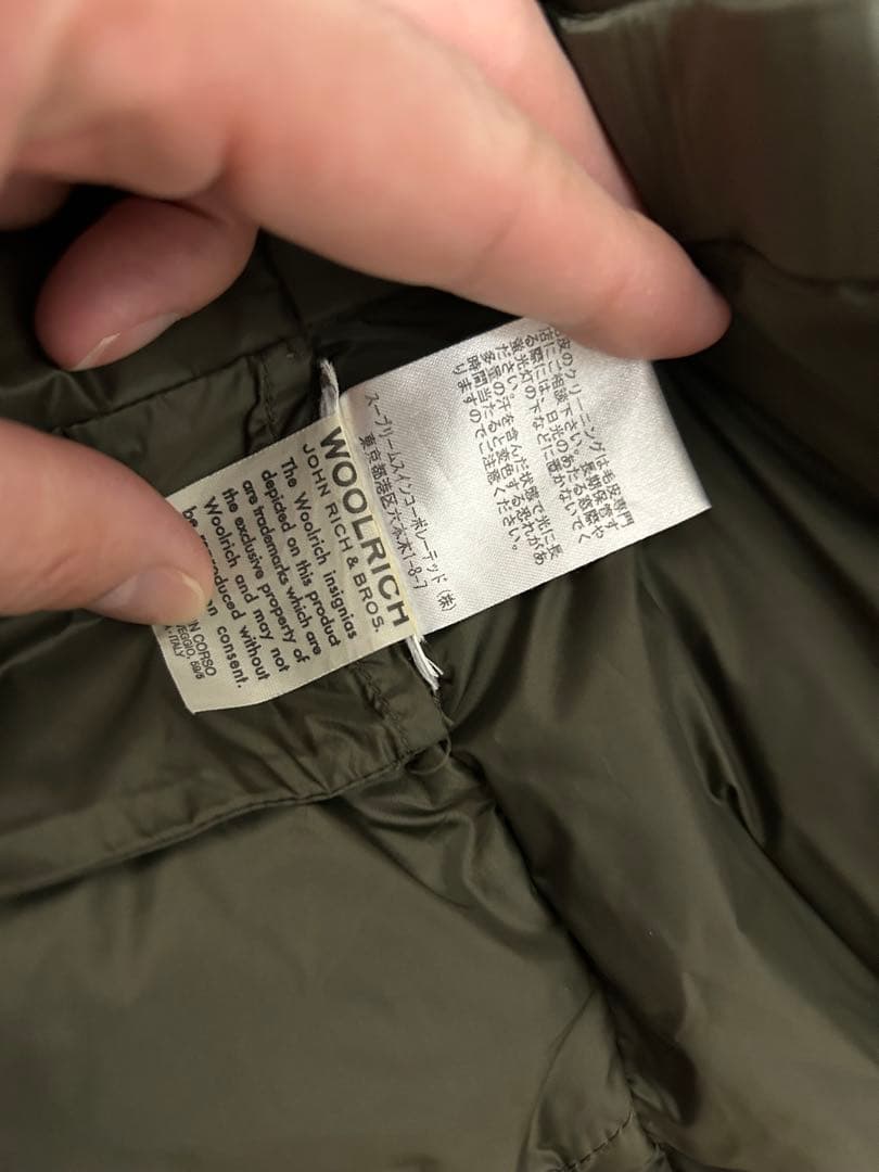 WOOLRICH ウールリッチ リアルファーフード付きロングダウンジャケット