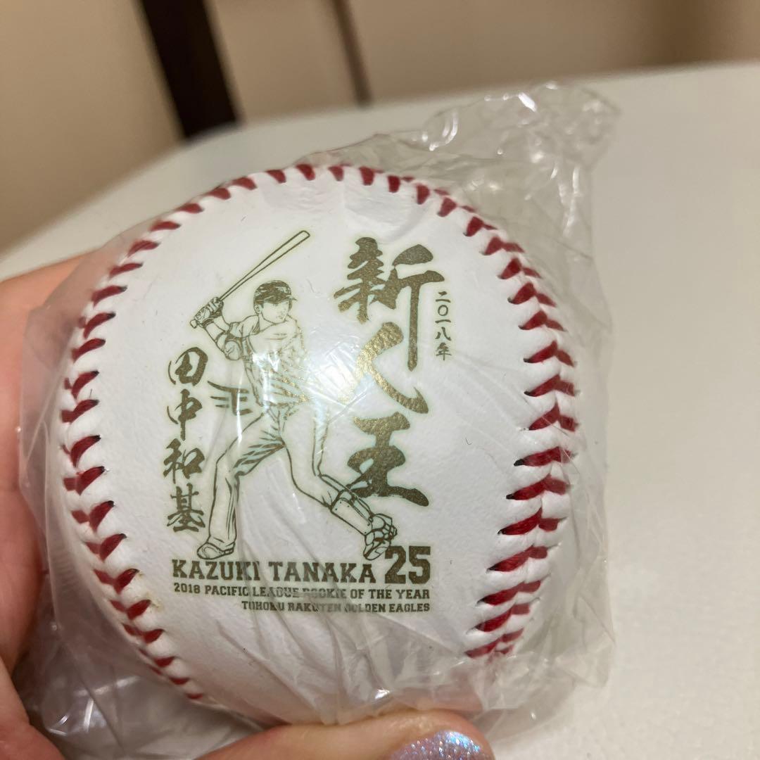 田中和基　2018最優秀新人賞獲得記念 ユニフォームチップフォトパネル　ボール付