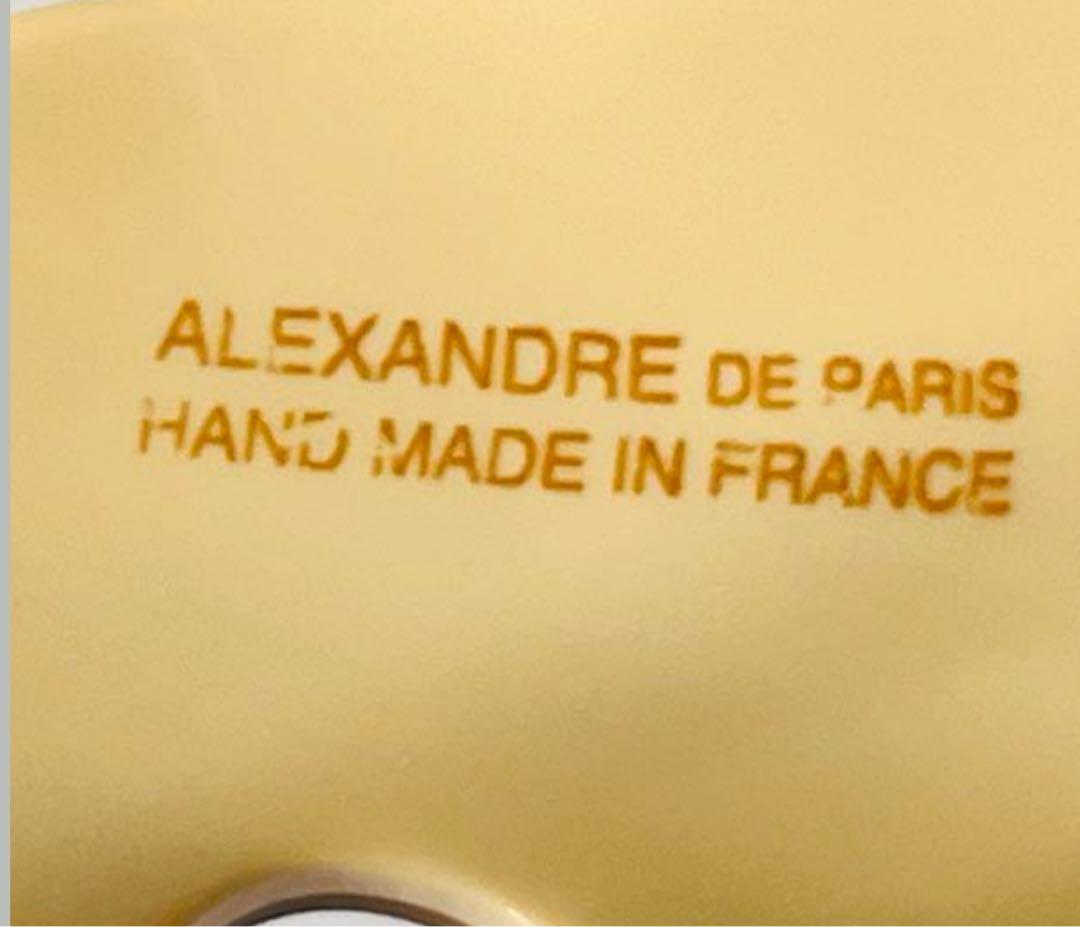 ALEXANDRE DE PARIS ヘアクリップ Lサイズ ヒョウ柄