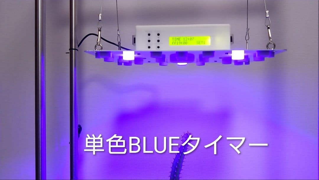 【L7B】多肉&塊根育成　水槽照明　タイマー付LEDライト（DC専用）