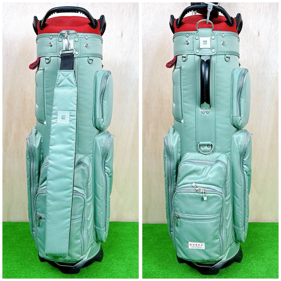 【美品】 ONOFF OB0420 キャディバッグ 9型 5分割 2.9kg