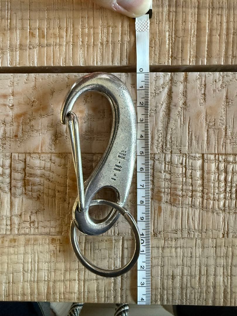 ジャムホームメイド ビッグワン　カラビナ　シルバーキーホルダー　初期型