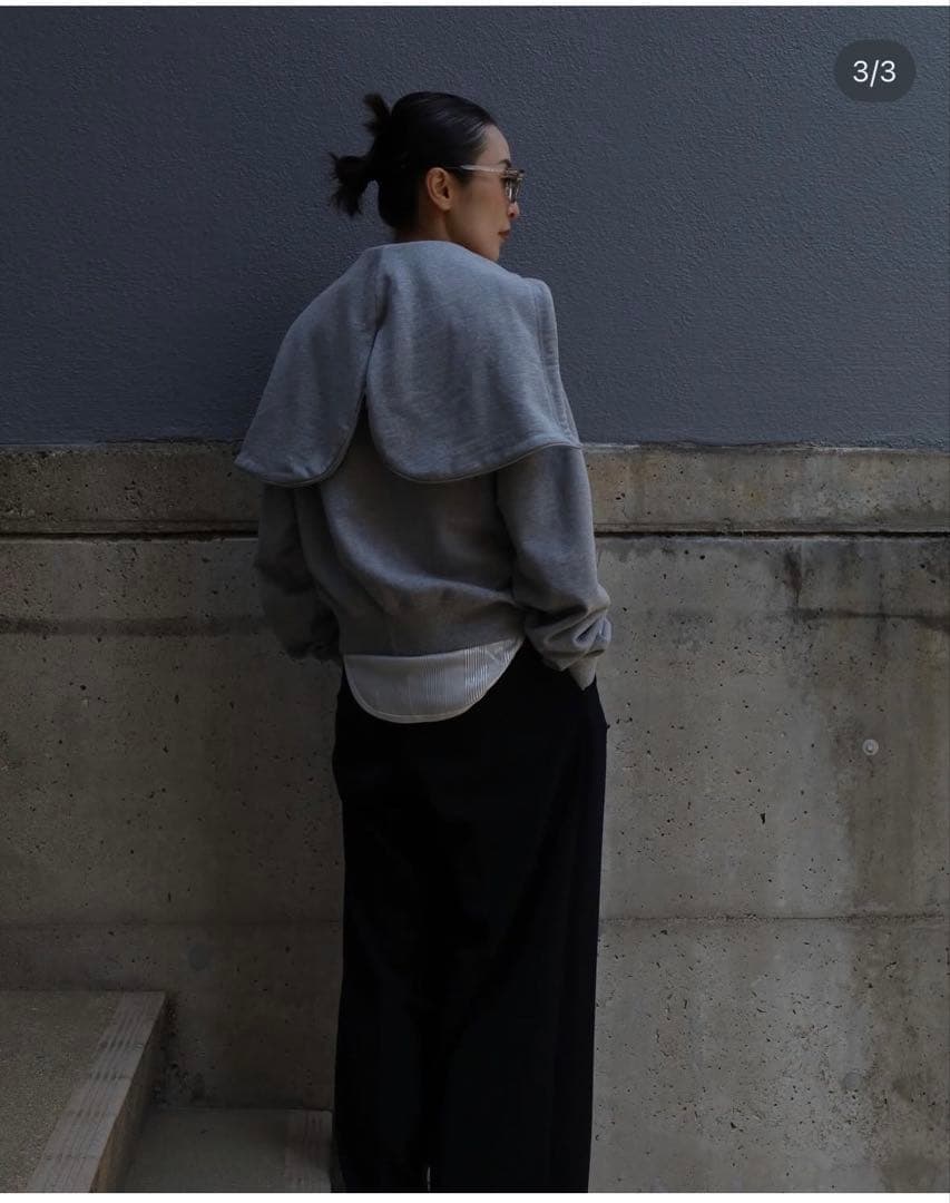 JUN MIKAMI スウェットプルオーバー24SS